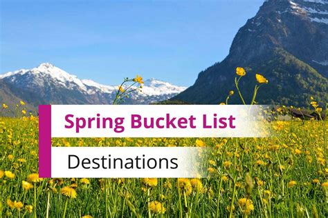 best spring break destinations in europe